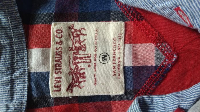 tee shirt manches longues polo Levis garcon 6 mois - photo numéro 4