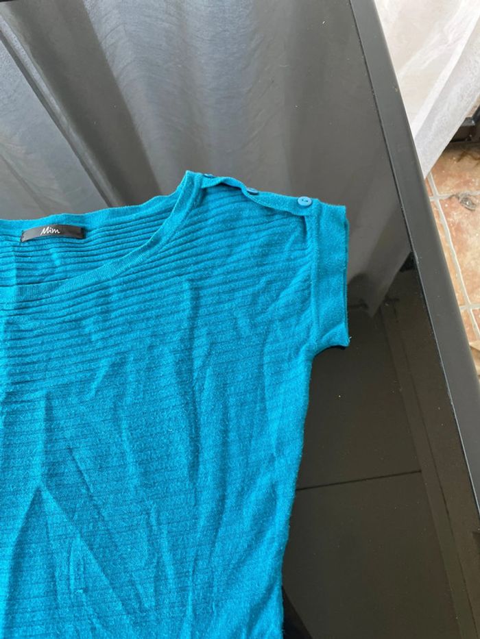 Robe bleue canard de chez mim en taille 36 - photo numéro 7