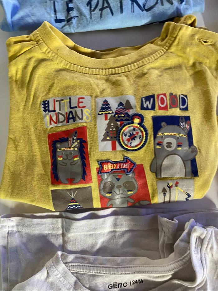 Lot de 6 vêtements enfants taille 24 mois plusieurs marques - photo numéro 3