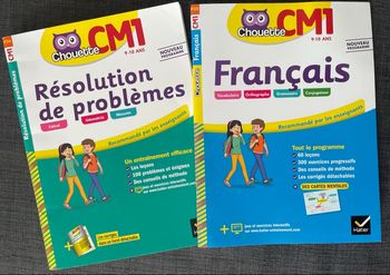 Lot 2 cahiers exercices CM1