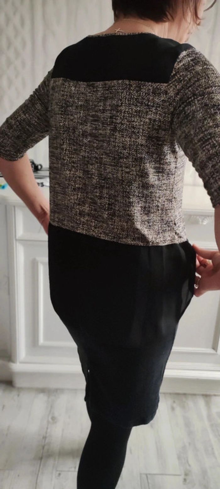 Blouse bicolore fluide formule t3 - photo numéro 2