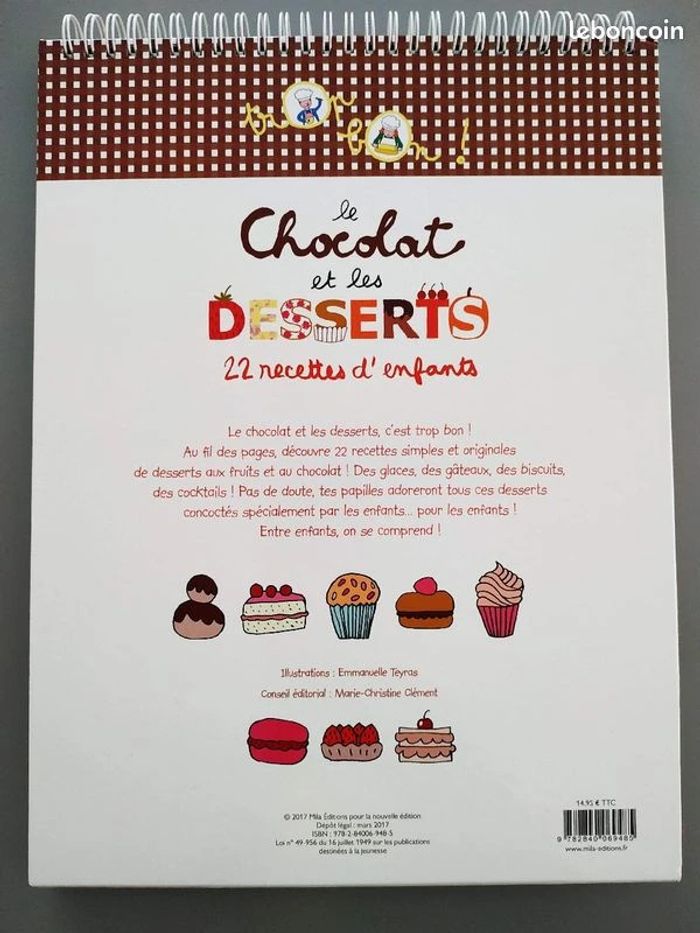 Le chocolat et les desserts 22 recettes - photo numéro 2