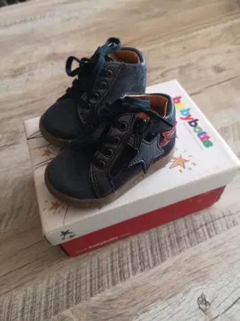 bottine babybotte fille bleue pointure 19
