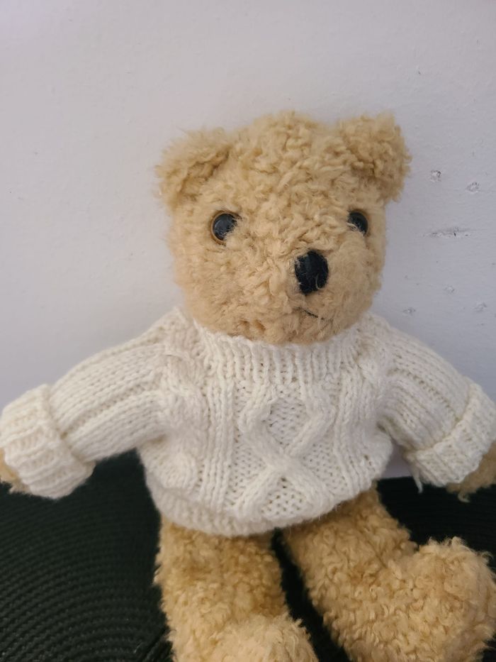 Ancien ours en peluche, ours de collection, peluche, nounours, style Teddy Bear, Vintage 62 - photo numéro 3