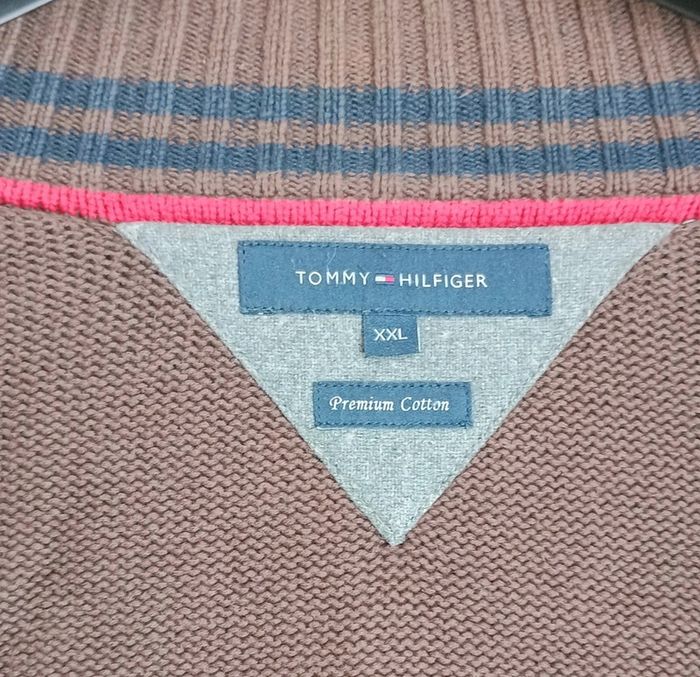Gilet cardigan homme taille XXL tommy hilfiger - photo numéro 4