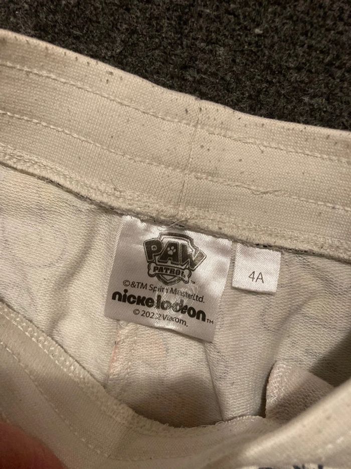 Short Pat’Patrouille blanc - 4 ans - photo numéro 3