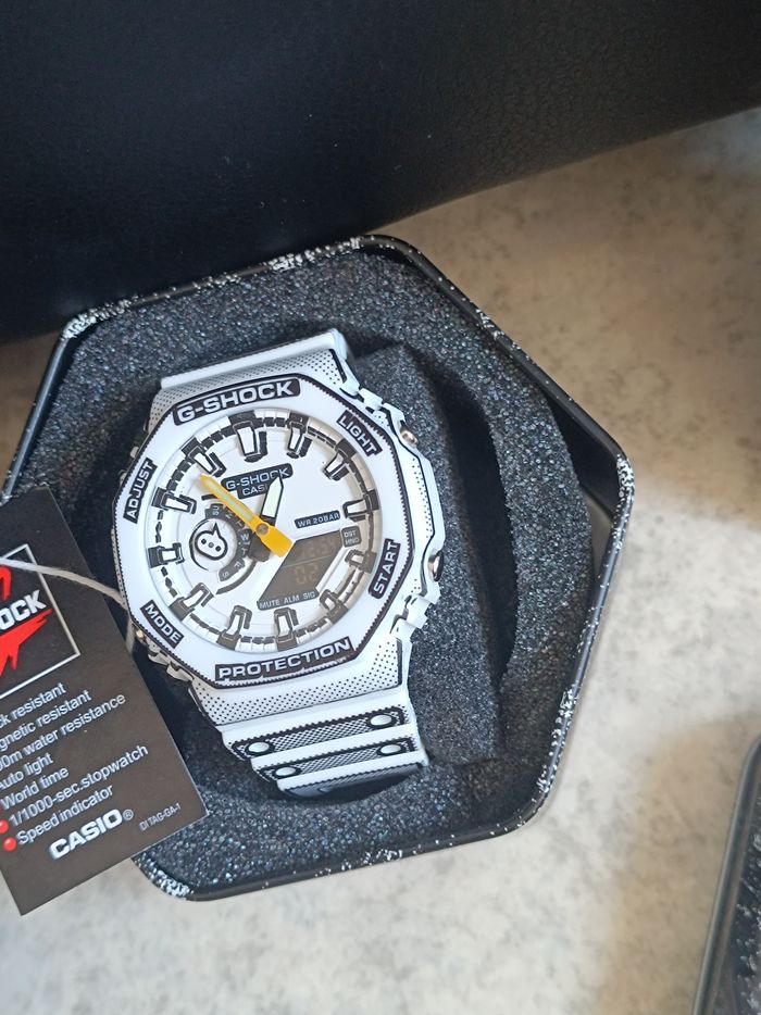 G-Shock Casio montre Noir et Blanche Neuve - photo numéro 3