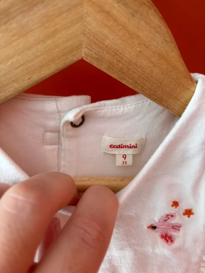 Ensemble catimini bébé fille taille 9 mois - photo numéro 6