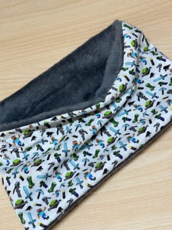 Snood tour de cou cache cou enfant Minecraft plusieurs taille et motifs au choix