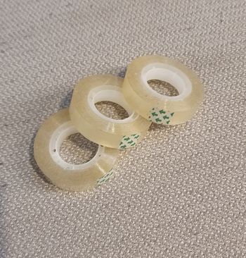 Lot de 3 rouleaux de Scotch neufs