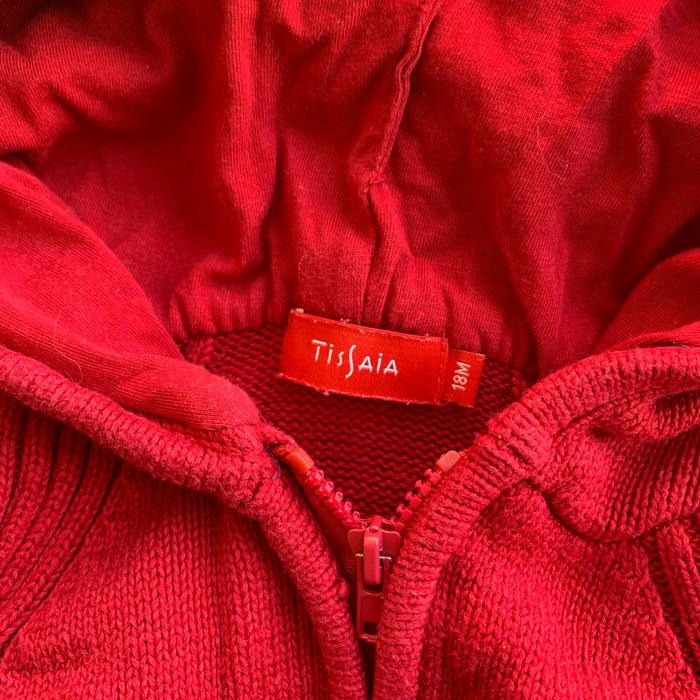 Lot 2 pantalons avec gilet rouge noir 18 mois - photo numéro 7