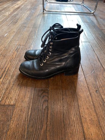 Bottines cuir maje Taille 37 Valeur 350 euros