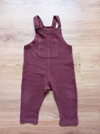 Salopette marron 12 mois