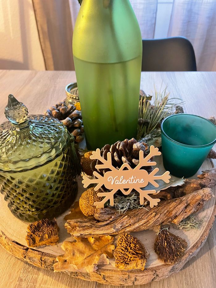 Flocon de neige personnalisé