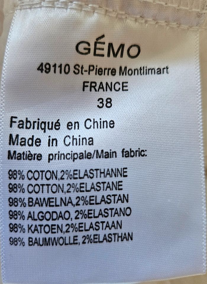 Pantalon denim blanc - photo numéro 5