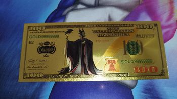 Billet Malefique Collector card carte disney Vilains Maleficent La Belle au bois dormant ticket