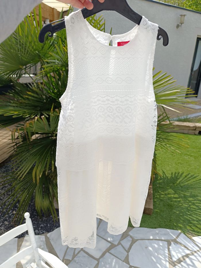 robe blanche 10 ans
