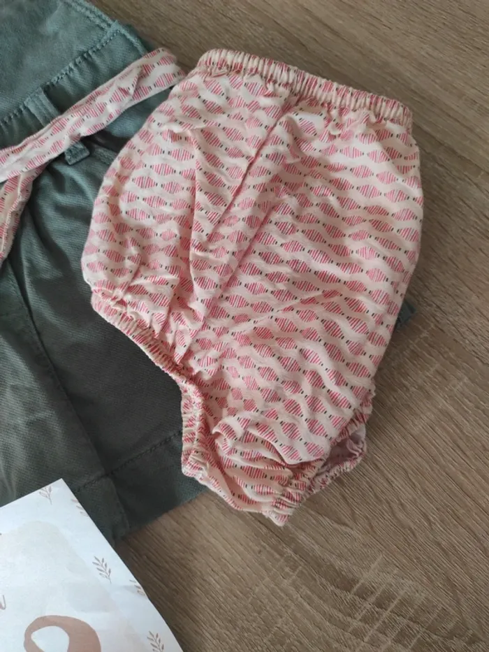 Robe et bloomer bebe fille - photo numéro 3