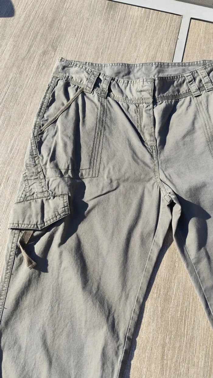 Pantacourt kaki taille basse T40 - Woman - photo numéro 9