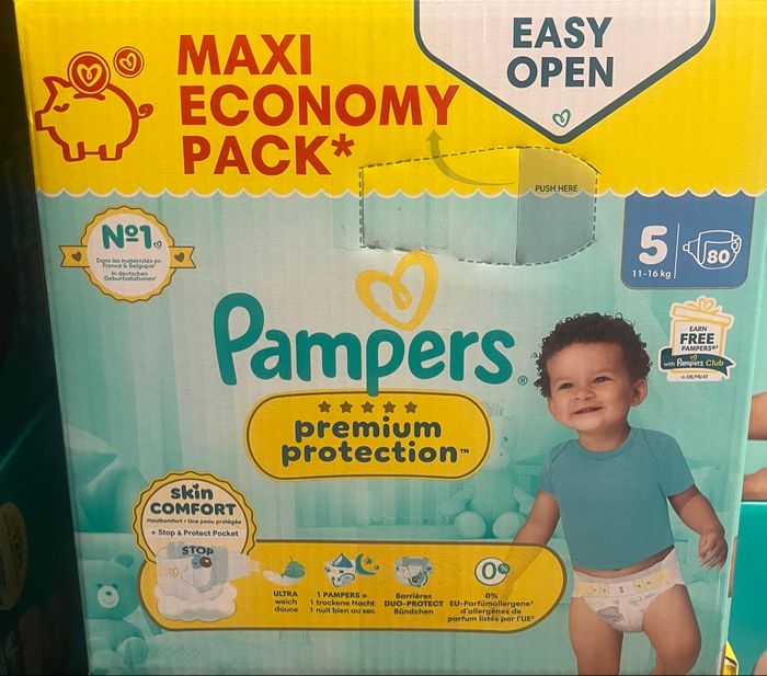 Pampers premium protection taille 5