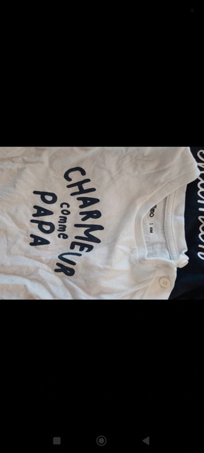 Lot tee shirt manches longues 6mois - photo numéro 7