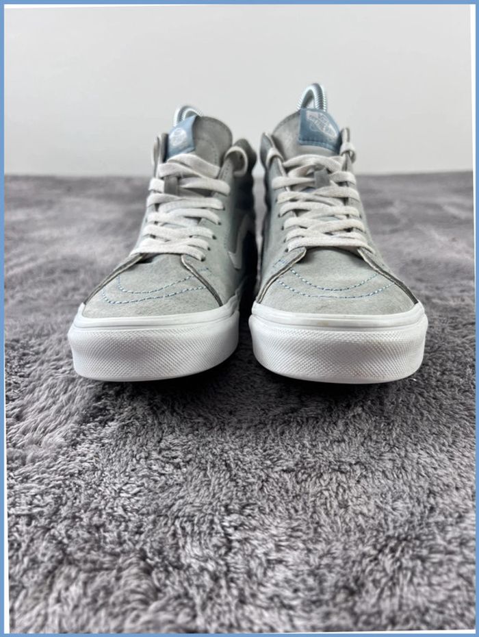Vans Sk8-Hi Daim Vert Clair Femme – Pointure 36,5 - photo numéro 3