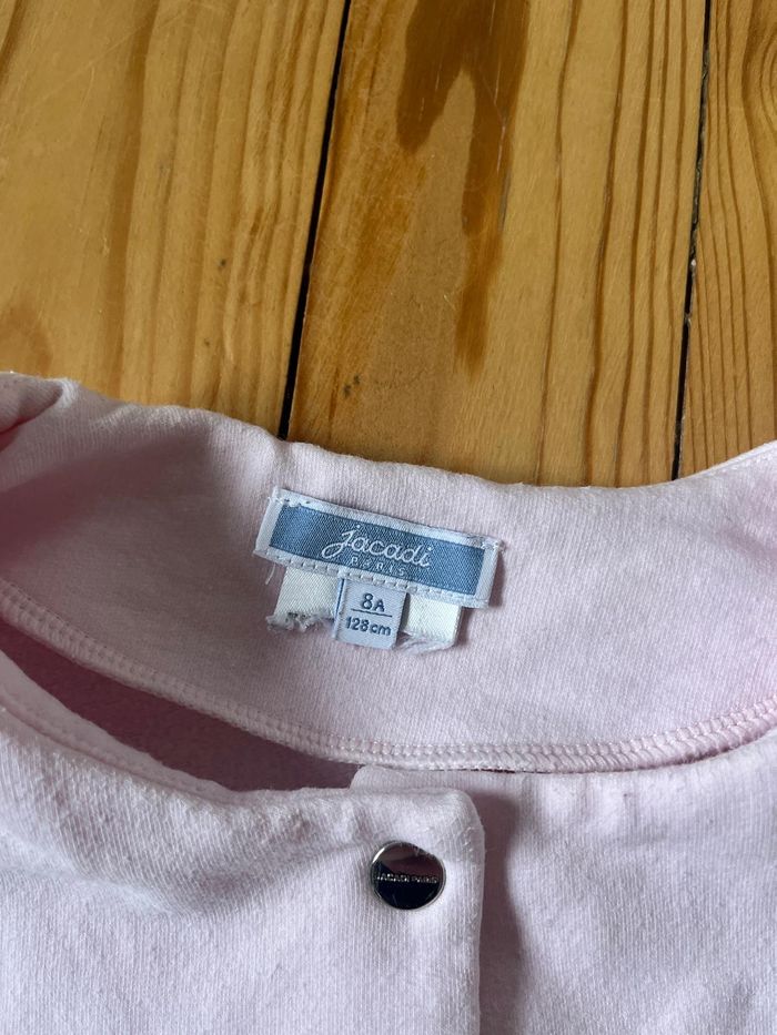 Gilet sweat rose Jacadi 8 ans - photo numéro 5