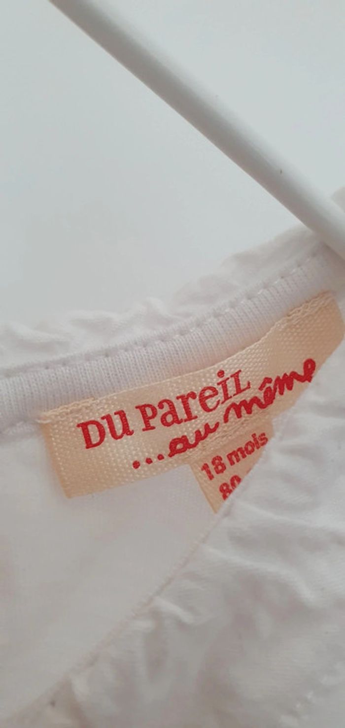 T shirt 18 mois blanc - photo numéro 4