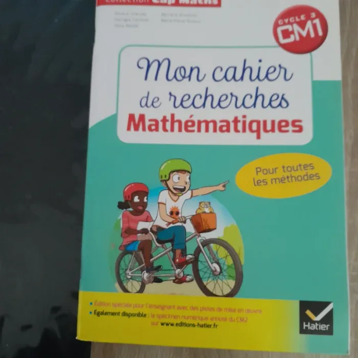 Lot 2 livres cap mats cm1 - photo numéro 8