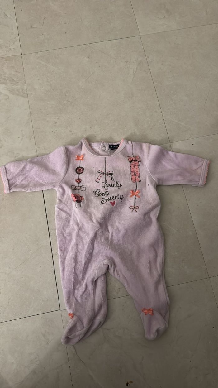 Pyjama fille 1 mois