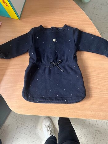 Robe hiver molletonné