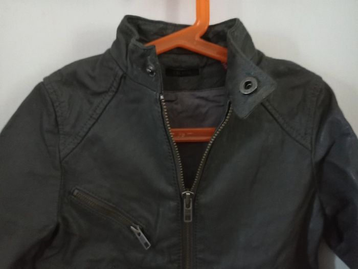 Véritable veste en cuir Ikks 6 ans - photo numéro 2