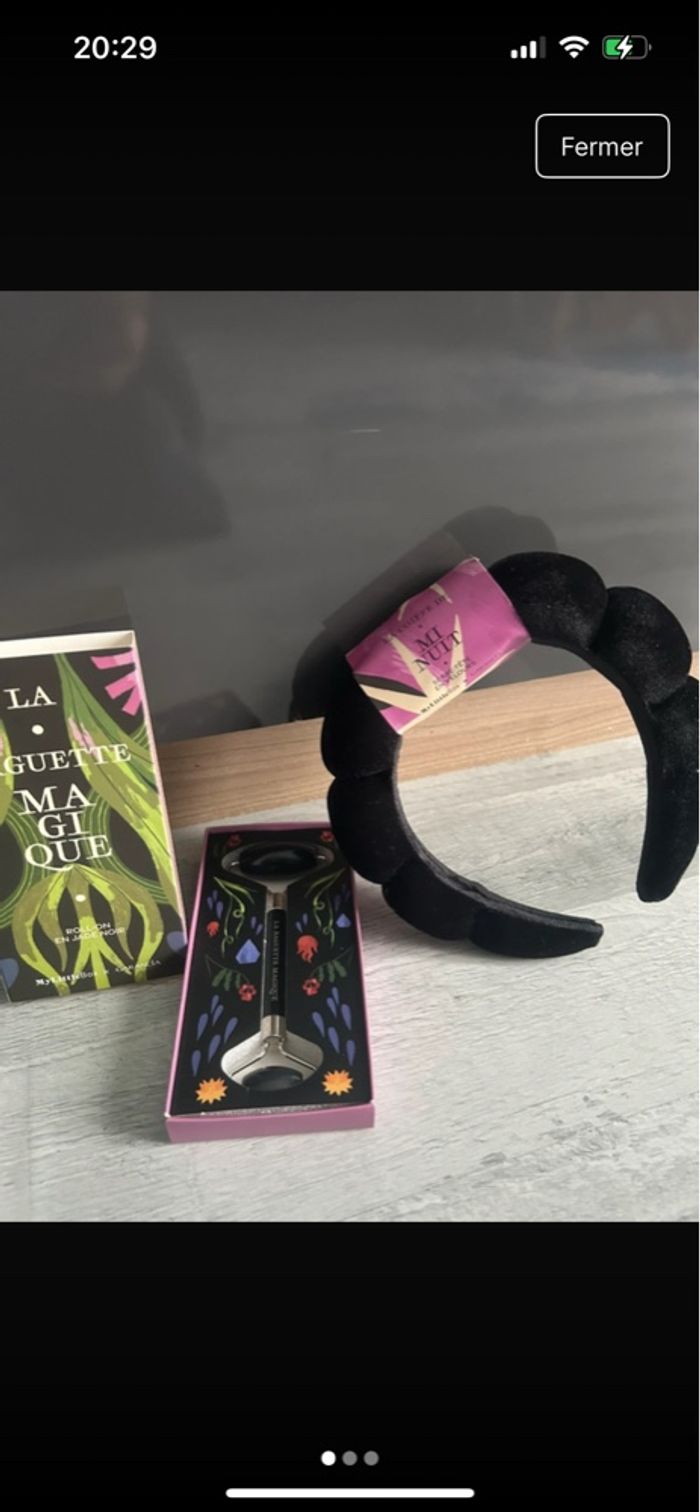 Serre -tête et roll-on en jade - photo numéro 2