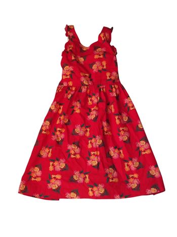 Robe rouge vintage 8ans
