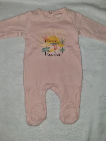Pyjama en coton taille 1 mois 56 cm