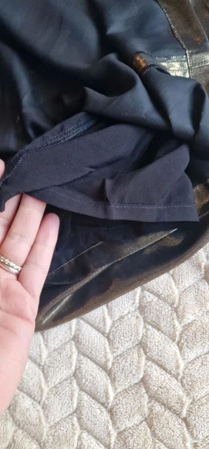 Jupe Suzie Winkle dorée légèrement transparente et doublée taille 36 - photo numéro 10