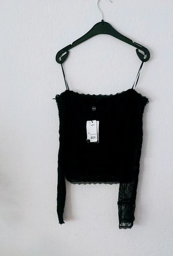 🤎 Top court noir pour femme taille XS