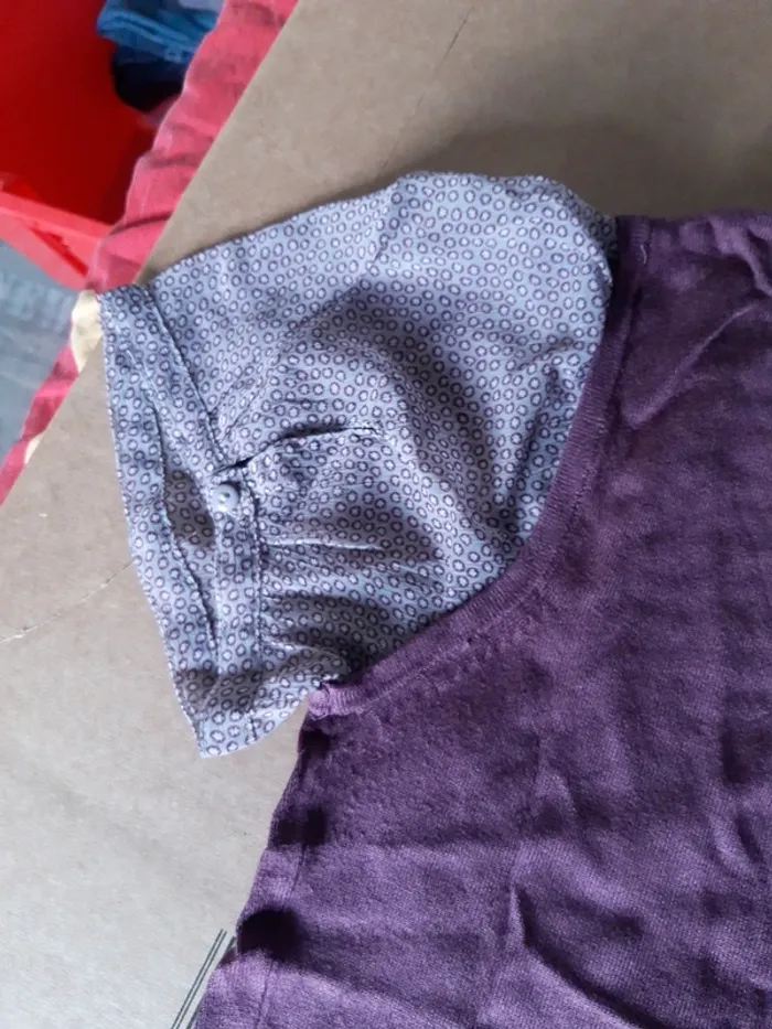 Joli pull manches courtes  taille 38/40 - photo numéro 5