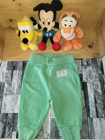 Pantalon jogging baby gap-vert clair - 12 mois