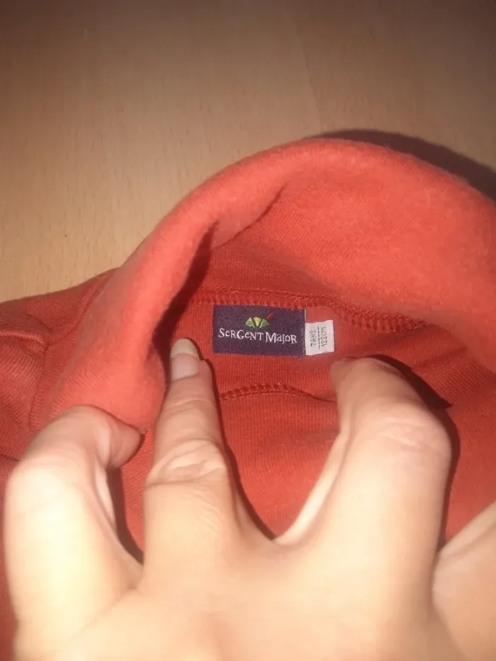 Tee-shirt col montant 7 ans Sergent major - photo numéro 3