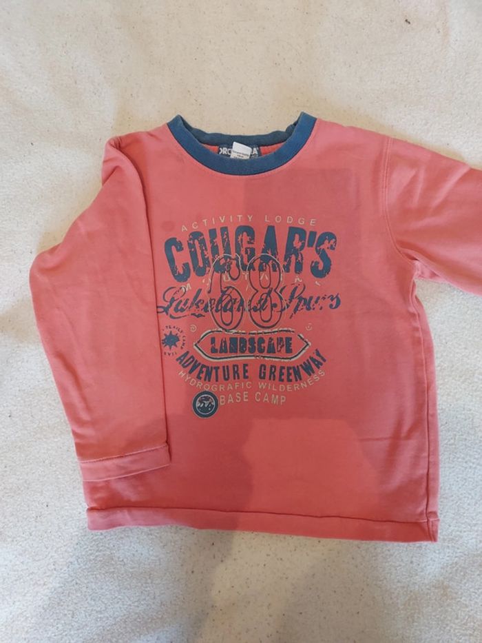 T-shirt rose un peu saumon