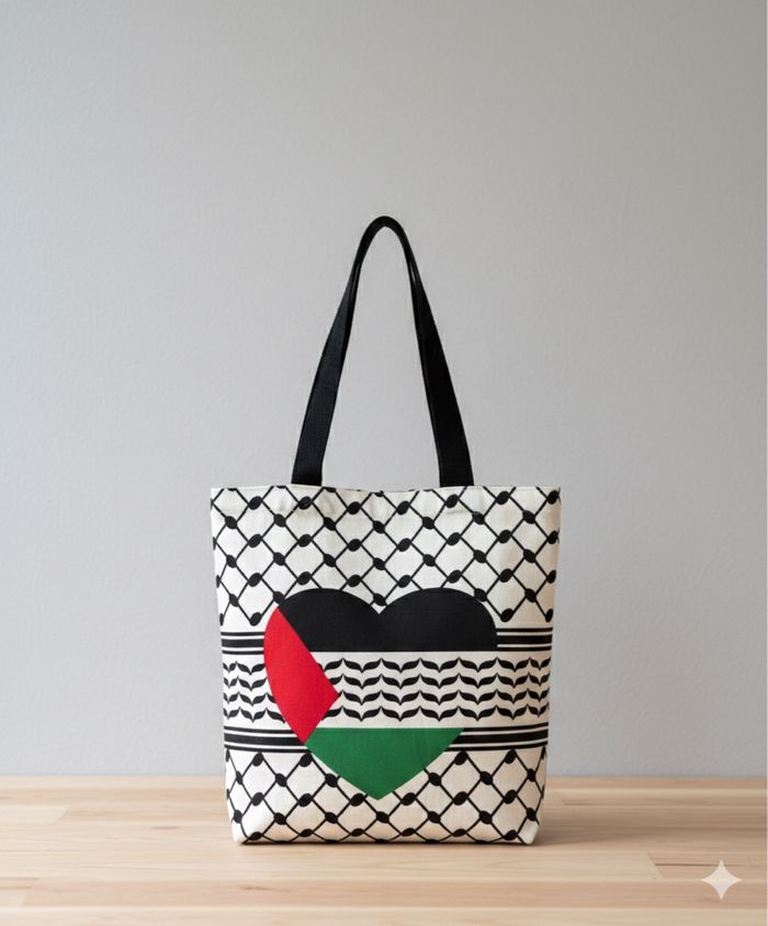 Tote bag Palestine style keffiyeh - photo numéro 5