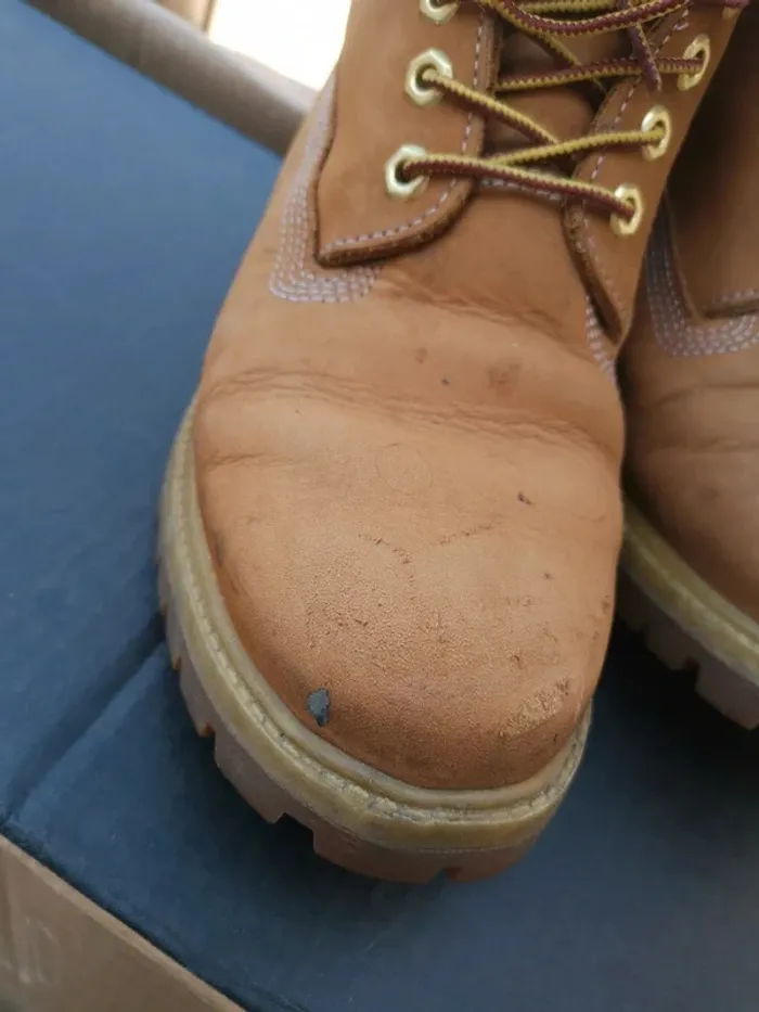Bottines Timberland Homme Taille 42 - Marron Moutarde - photo numéro 4