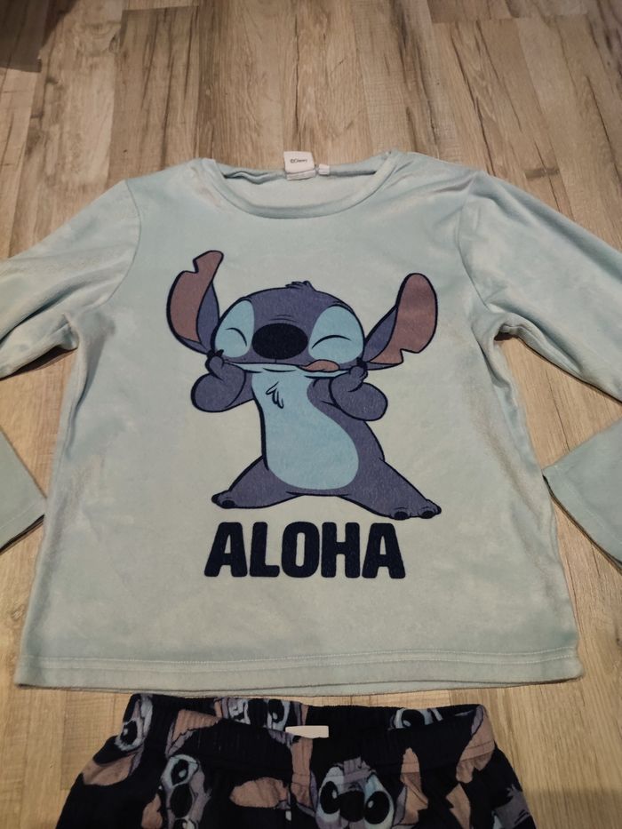 Pyjama stitch fille taille xxs 12 ans - photo numéro 2