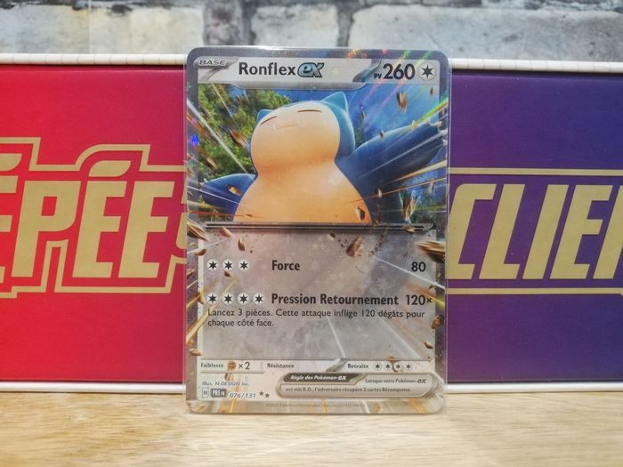 Carte Pokemon Ronflex EX 076/131