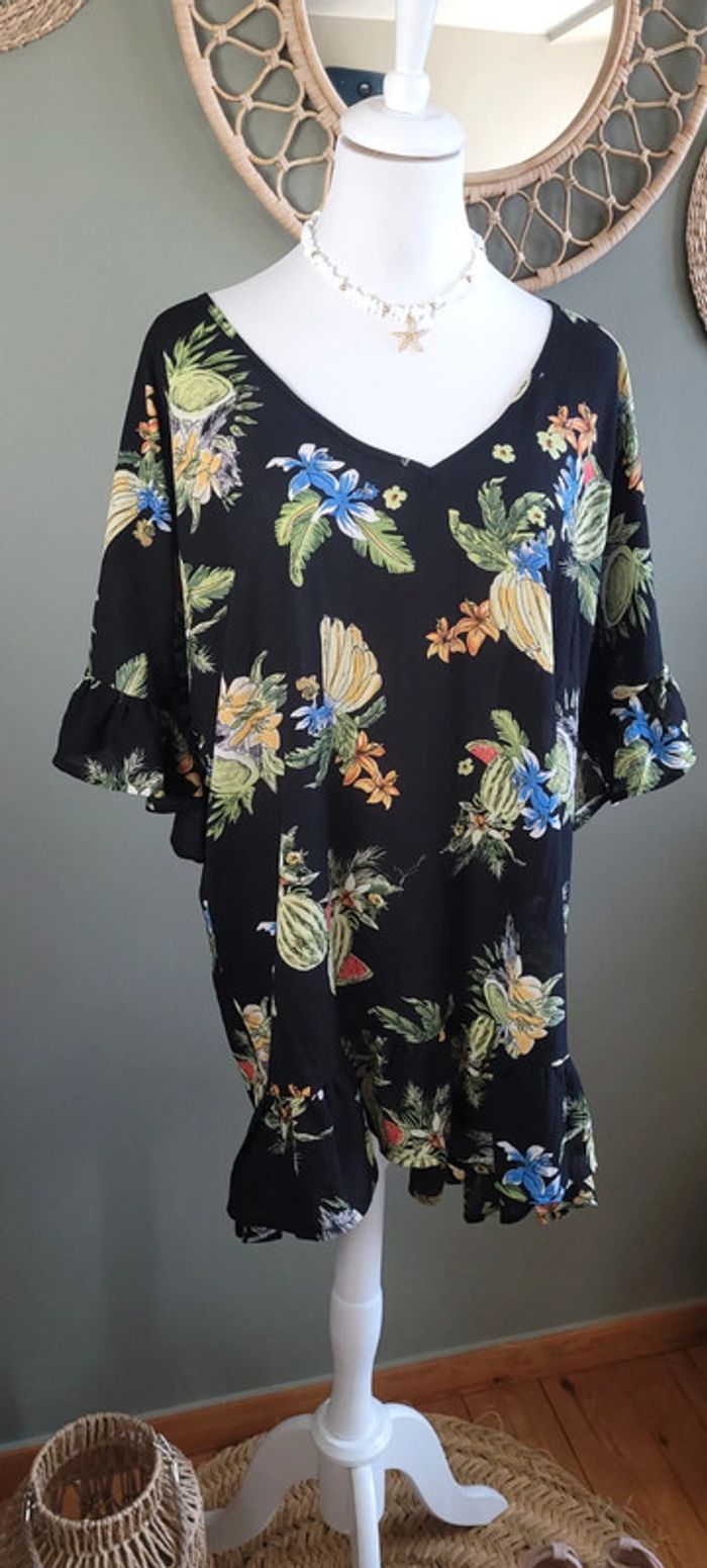 Jolie robe fluide d'été JCL Taille S/M - photo numéro 3