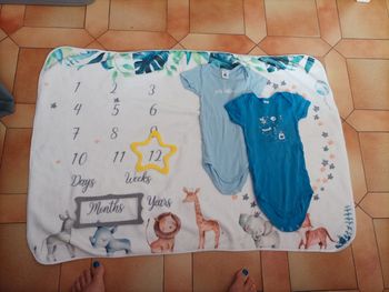 Lot de 2 bodies bleu