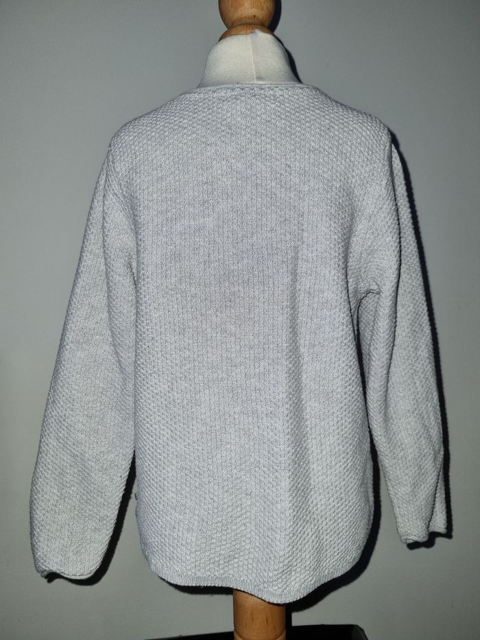 Gilet gris clair Okaidi 3 ans - photo numéro 3