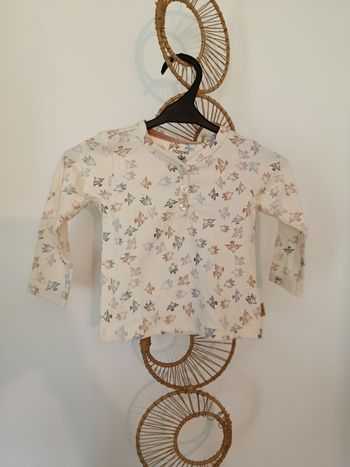 Tee shirt manche longue 6/9mois