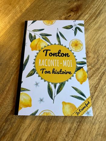 Tonton raconte-moi ton histoire - carnet souvenir unique